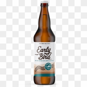 Early Bird Cold Brew Milk Stout Makes Seasonal Return - Beer Bottle, HD Png Download - early bird png
