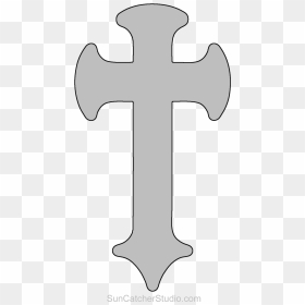 Designs Scroll Saw Patterns , Png Download - Scroll Saw Sword Patterns, Transparent Png - cross designs png