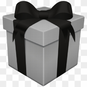 Png Black Gift - Black And White Gift Box Png, Transparent Png - box image png