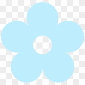 Lighting Clipart Blue - Light Blue Graphic Flower Png, Transparent Png - colour light png