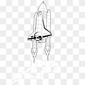 Shuttle Launch Iss Activity Sheet P2 - Rocket Launch Coloring Page, HD Png Download - iss png