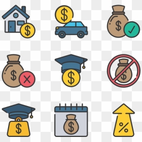 Money Icon Png Transparent, Png Download - rupee vector png