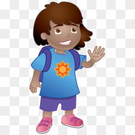 People » Education » Girl Ready For School Png Black - Clip Art, Transparent Png - education girl png