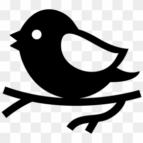 Image Library Library Bird On Png Icon - Svg Bird, Transparent Png - branch icon png