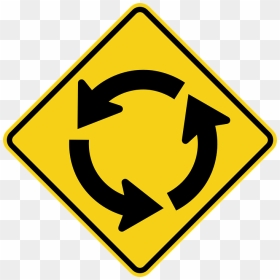 Roundabout Sign, HD Png Download - rupee vector png