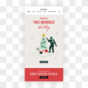 Marsello Holiday Email Blog Fossil - Graphic Design, HD Png Download - holiday sale png