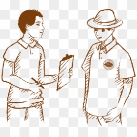 Farmers - Sketch, HD Png Download - farmer png images