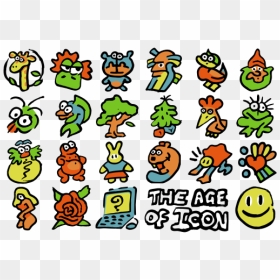 Set Of Cartoon Icons - Icon, HD Png Download - cartoon icon png
