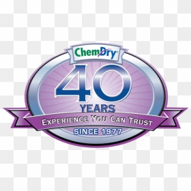40 Years Of Experience You Can Trust Badge - Chem Dry, HD Png Download - trust badge png