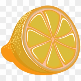 Vector Painted Lemon Png Download - Lemon Diagram, Transparent Png - lemon vector png