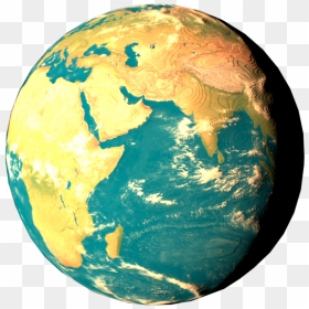 Earth Black And White Png, Transparent Png - 3d world globe png