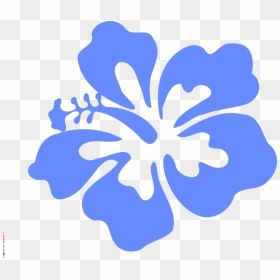 Transparent Background Hawaii Flowers Clipart, HD Png Download - blue flower vector png