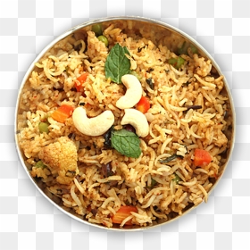 Best Biryani In Indore, HD Png Download - rice plate thali png