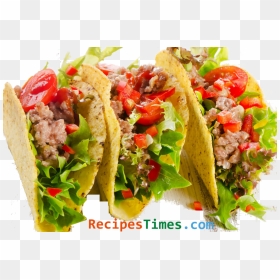 Mexican Tacos Recipe - Mexican Cuisine, HD Png Download - mexican taco png