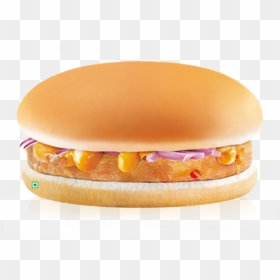 Aloo Tikki Burger Png, Transparent Png - mcdonalds burger png