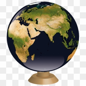 Map Of The World World Plant Free Photo - World Map, HD Png Download - 3d world globe png