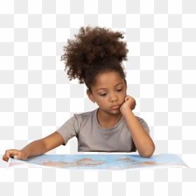Sitting, HD Png Download - education girl png