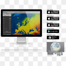 Map, HD Png Download - 3d world globe png
