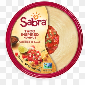 Roasted Garlic Hummus Fresh - Sabra Roasted Red Pepper Hummus, HD Png Download - mexican taco png