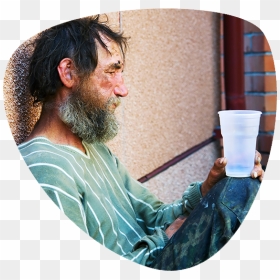 Homeless Outreach Help - Shutterstock Homeless, HD Png Download - homeless man png