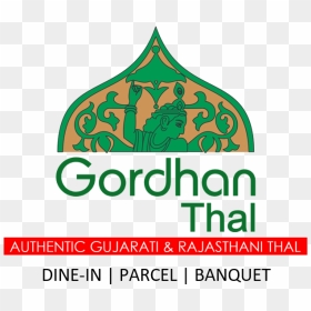 Gordhanthal Logo - Gordhan Thal Ahmedabad Logo, HD Png Download - rice plate thali png