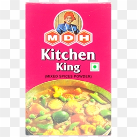 Mdh Kitchen King Masala 50 Gm - Mdh Masala Kitchen King, HD Png Download - rice plate thali png