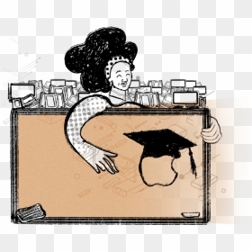 Cartoon, HD Png Download - education girl png