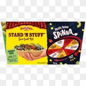 Stand And Stuff Taco Kit Smoky Bbq Mild - Old El Paso Spinna, HD Png Download - mexican taco png