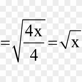 Therefore, To Find The Positive Square Root Of A Positive - Triangle, HD Png Download - square root png