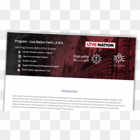 Parallel, HD Png Download - live nation png