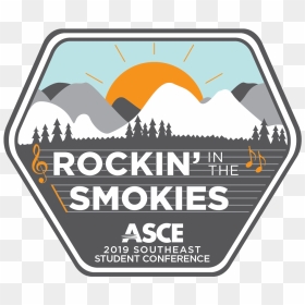 Rockin In The Smokies Icon Badge - Graphic Design, HD Png Download - asce logo png