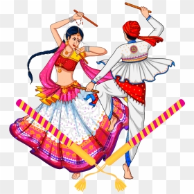 Garba Vector, HD Png Download - vhv