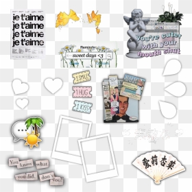 #freetoedit #aesthetic #overlay #png #overlaypng #pngs - Cartoon, Transparent Png - cute tumblr pngs