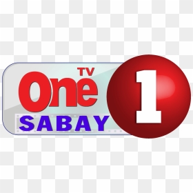 Onetv Sabay Terrestrial Tv Logo - Sign, HD Png Download - tv one logo png