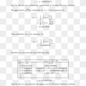 Screenshot, HD Png Download - square root png