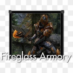 Fireglass Armory Special Edition - Skyrim Se Elven Armor Mod, HD Png Download - skyrim special edition logo png