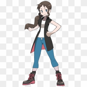 Transparent Trainers Clipart - Older Hilda Pokemon, HD Png Download - pokemon trainers png