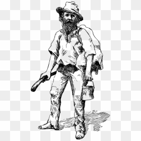 Tramp - Tramp Clipart, HD Png Download - homeless man png