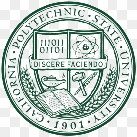 Polytechnic Cliparts - Cal Poly Slo Crest, HD Png Download - california state seal png