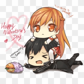 Kirito Is Mine - Sword Art Online Happy Valentines Day, HD Png Download - sword art online kirito png