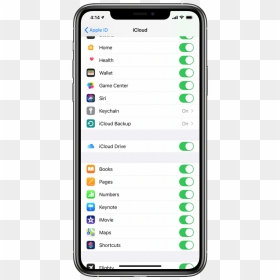Enable Icloud Drive For Backing Up Whatsapp Chats - Iphone Apn Settings Ios 13, HD Png Download - icloud png