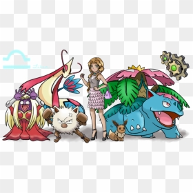 Clipart Woman Libra - Cartoon, HD Png Download - pokemon trainers png
