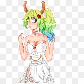 Drew Lucoa In A Wedding Dress Bc Why Not - Illustration, HD Png Download - lucoa png