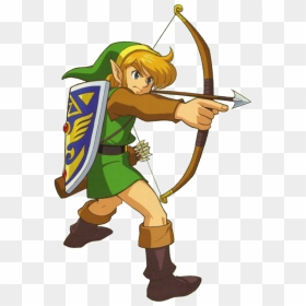 Zelda Transparent, Picture - Legend Of Zelda Link Bow, HD Png Download - link botw png