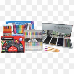 Nicole 50 Artists Pencil Set, HD Png Download - craft supplies png