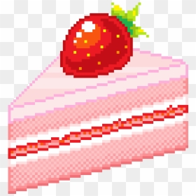 Strawberry Pixel Art, HD Png Download - kawaii gif png