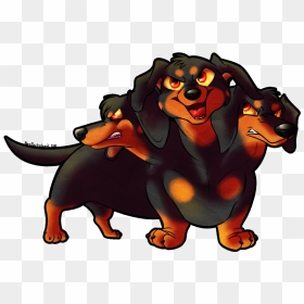 Hoodie Clipart , Png Download - Dachshund Cerberus, Transparent Png - weiner dog png