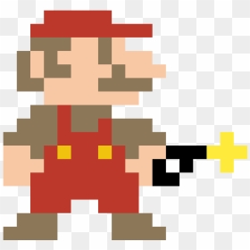 Classic Mario Pixel Art, HD Png Download - link botw png