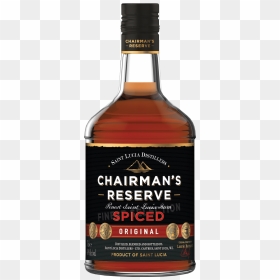 Chairmans Reserve Spiced St Lucia Rum - Bottle, HD Png Download - lucoa png