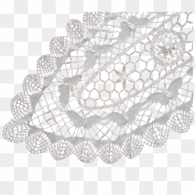 Torchon Lace Bobbin Vintage Long Pointed Centerpiece - Crochet, HD Png Download - vintage lace png
